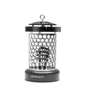 Orbegozo LO 8005 Estufa Electrica Compacta y Segura - Potencia 400W - Gancho Incorporado - Rejilla de Seguridad - 2 Niveles..