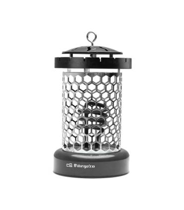 Orbegozo LO 8005 Estufa Electrica Compacta y Segura - Potencia 400W - Gancho Incorporado - Rejilla de Seguridad - 2 Niveles..