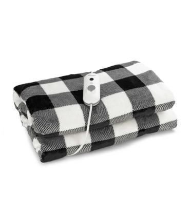 Orbegozo MAH 2510 Manta Electrica de Franela Polar - Potencia 120W - 3 Niveles de Temperatura - Selector con Indicador Luminoso.