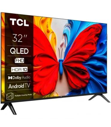 TCL 32S5K Televisor Smart TV 32" QLED FullHD HDR 10 Android TV - WiFi, HDMI, Bluetooth 5.0 - VESA 100x100mm - Color Negro