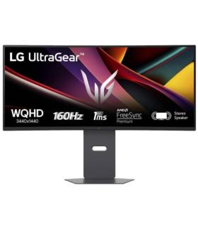 LG UltraGear Monitor 34" Curvo 1500R VA UltraWide QHD 160Hz HDR10 FreeSync Premium - Respuesta 1ms - Altavoces - Ajustable en Al