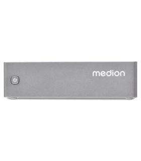 Medion S06e MD35340 Mini Ordenador Intel N100 - HDMI, DisplayPort, USB3.2, USB-C, RJ-45, WIFI6, Bluetooth - Color Gris