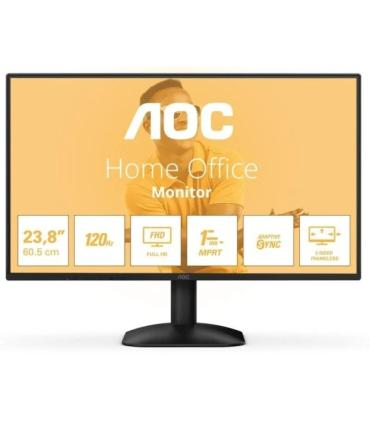 AOC 24B31H Monitor 23.8" LED IPS FullHD 120Hz - Respuesta 1ms - HDMI, VGA - VESA 100x100mm - Color Negro