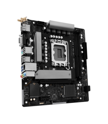 PLACA ASROCK H810M-X WIFI,INTEL,1851,H810,2DDR5,128GB,VGA+HDMI+DP,4SATA6+1M.2,2.5GBLAN+WIFI+BT5.0,5USB3.2,MATX