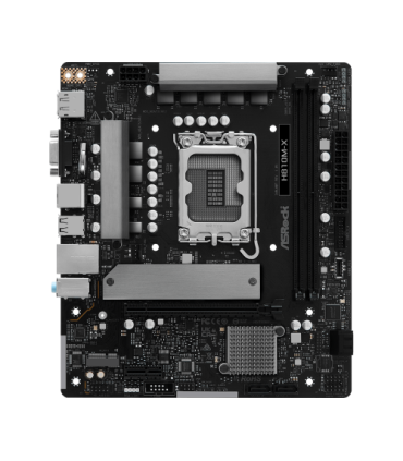 PLACA ASROCK H810M-X,INTEL,1851,H810,2DDR5,128GB,VGA+HDMI+DP,4SATA6+1M.2,2.5GBLAN,5USB3.2,MATX