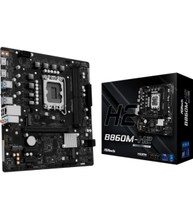 PLACA ASROCK B860M-H2,INTEL,1851,B860,2DDR5,128GB,2HDMI,4SATA3+2M.2,1GBELAN,7USB3.2,MATX