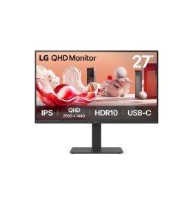 MONITOR LG, 27 PULGADAS, 27BA65QB, 68,6 CM, 2560 X 1440 PIXELES, WIDE QUAD HD, LED, 5 MS, NEGRO