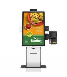 AVPos Kiosko Autoservicio Sobremesa DK22 - 22 Pulgadas Tactil - I3 10th - 8GB Memoria - SSD 256GB - Escaner 2D - Impresora Termi