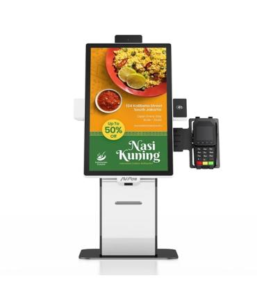AVPos Kiosko Autoservicio Sobremesa DK22 - 22 Pulgadas Tactil - I3 10th - 8GB Memoria - SSD 256GB - Escaner 2D - Impresora Termi