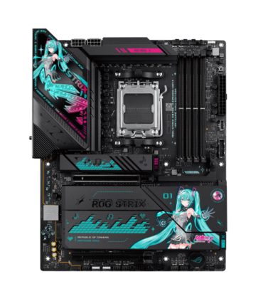 ASUS ROG STRIX X870E-H GAMING WIFI7 HATSUNE MIKU EDITION AMD X870E Zócalo AM5 ATX