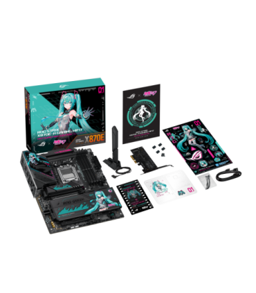ASUS ROG STRIX X870E-H GAMING WIFI7 HATSUNE MIKU EDITION AMD X870E Zócalo AM5 ATX