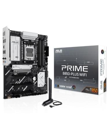 Asus Prime B850 PLUS WIFI Placa Base AM5 -WiFi, Bluetooth, 4x DDR5, 3x M2, 4x Sata III, PCIe 3.0, 4.0, 5.0,USB 2.0, 3.2, USB-C..