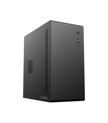 Coolbox M640C Caja Torre MicroATX - Tamaño Disco Soportado 3.5", 2.5" - USB-A 3.2 Gen1, USB-C 3.2 Gen1 y Audio HD - FullMetal ..