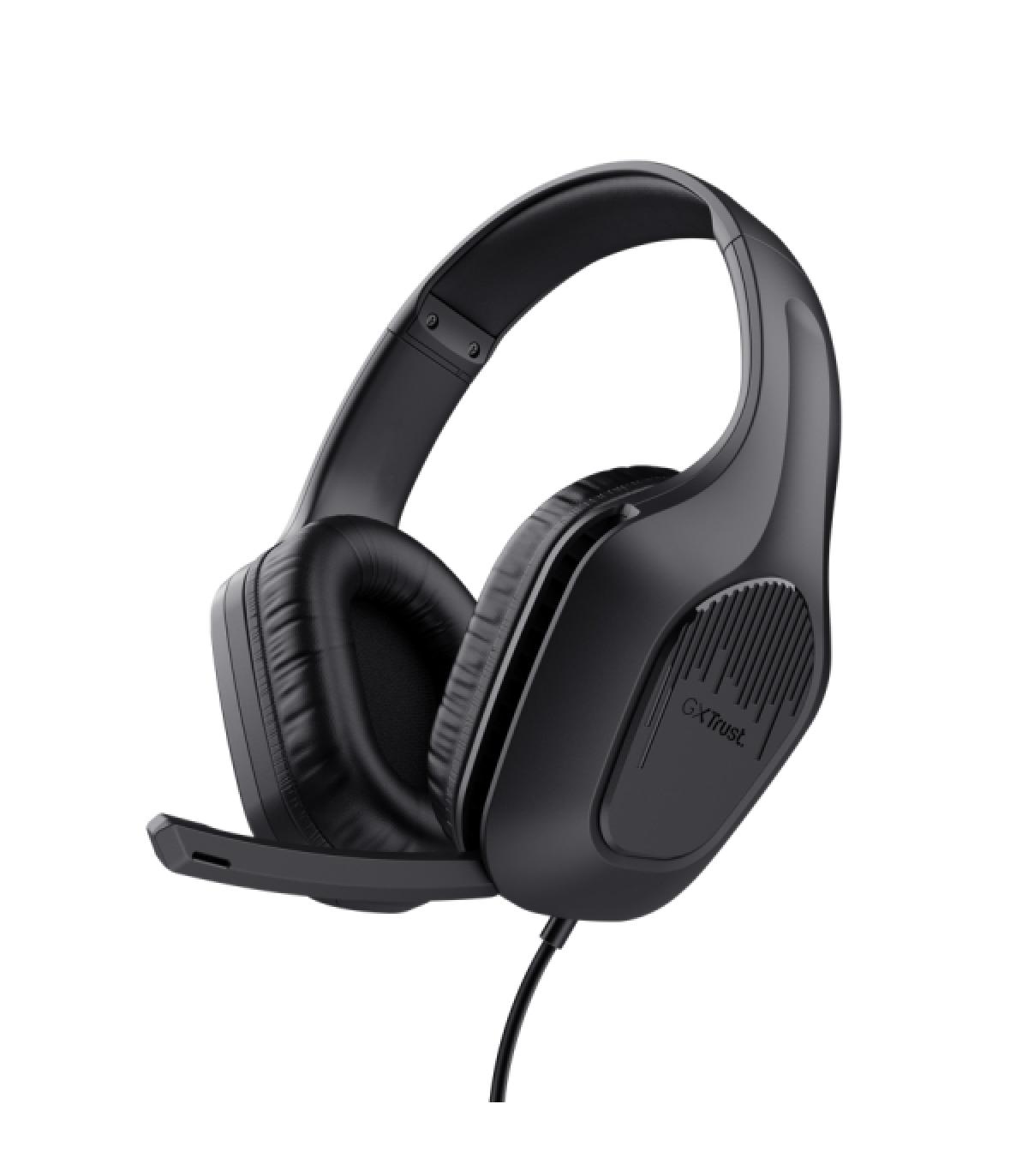 Trust GXT 415 Zirox Auriculares Gaming USB - Unidades de Altavoz 50mm - Cable 2m - Color Negro