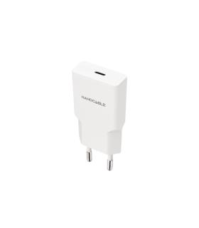 Nanocable Cargador de Pared USB-C/PD 20W - Color Blanco