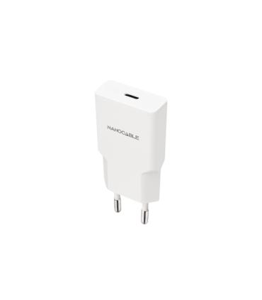 Nanocable Cargador de Pared USB-C/PD 25W - Color Blanco