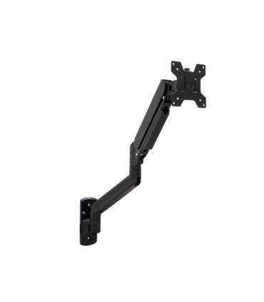 Tooq Soporte de Pared con Brazo Articulado para Monitor de 13"-34" - Piston de Gas - Giratorio e Inclinable - Gestion de Cables.