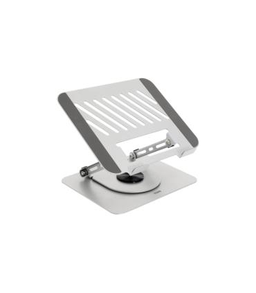 Tooq PH-DAFNE-S Soporte de Sobremesa para Portatil - De 11" a 17" - Acero - Rotacion 360 - Plegable y Portatil - Estable y Antid
