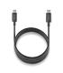 NGS ZYRO 60W-1 Cable USB-C a USB-C - Cargar Rapida - 480 Mbps - 15W - 1 Metro - Color Negro