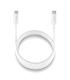 NGS ZYRO 60W-1 Cable USB-C a USB-C - Cargar Rapida - 480 Mbps - 15W - 1 Metro - Color Blanco