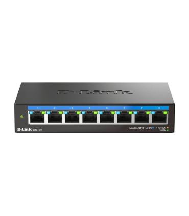 D-Link Switch 8 Puertos Multigigabit 2.5G No Gestionado - Switching 40 Gbps - Chasis Metalico