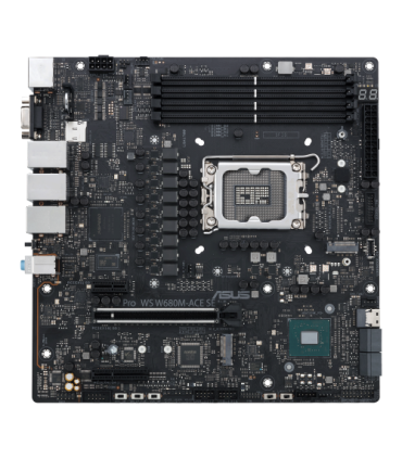 PLACA ASUS PRO WS W680M-ACE SE,INTEL,1700,W680,4DDR5,192MB,VGA+HDMI+DP,GBLAN,4SATA3+2XM.2,2X2.5GB+1GB,8USB3.2,MATX
