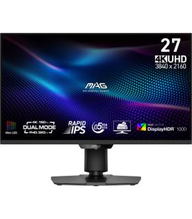 MSI MONITOR MAG 274UPDF E16M. 27" RAPID VA MINI-LED PLANO. 3840X2160. 160HZ. NEGRO