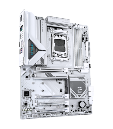 PLACA GIGABYTE B850 EAGLE ICE (BLANCO),AMD,AM5,B850,4DDR5,256GB,1HDMI+1DP,4SATA3+3M.2,2.5GBE,5USB3.2,ATX
