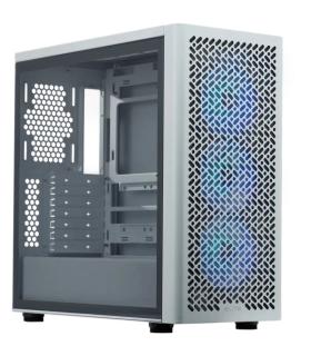 Cooler Master Elite 502 Caja Torre E-ATX - 3 Ventiladores 120mm RGB - Ventana Lateral - Gestion de Cables - Audio - 1xUSB-A - 1x