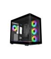 Cooler Master Elite 600 Caja Semitorre ATX/MicroATX/Mini-ITX - 4 Ventiladores 120mm RGB - Vista Panoramica - Doble Camara - Audi