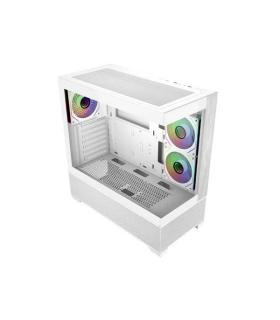 Cooler Master Elite 690 Wood Caja Semitorre ATX/MicroATX/Mini-ITX - 3 Ventiladores 120mm RGB - Vista Panoramica - Doble Camara..