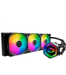 Cooler Master Masterliquid 360 Core II Lite ARGB Kit de Refrigeracion Liquida - Ventiladores Preinstalados - Tubos de 400mm - Il