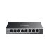 TP-Link Omada ES208GP switch Gestionado L2 Gigabit Ethernet (10/100/1000) Energía sobre Ethernet (PoE) DIN rail Negro
