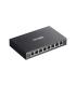 TP-Link Omada ES208GP switch Gestionado L2 Gigabit Ethernet (10/100/1000) Energía sobre Ethernet (PoE) DIN rail Negro