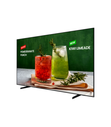 Samsung BE98D-H Pantalla plana para señalización digital 2,49 m (98") LED Wifi 4K Ultra HD Negro Procesador incorporado Tizen 16