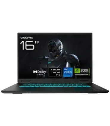 GIGABYTE Gaming A16 CVH Portátil - 16" 165Hz WUXGA, Intel Core i7-13620H, NVIDIA RTX 5060, 32GB DDR5 5200MHz, 1 x SSD Gen4 de 1T