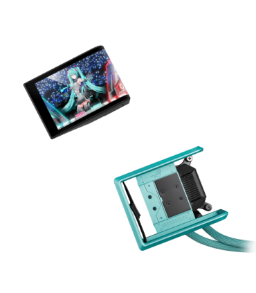 ASUS ROG RYUO IV 360 ARGB Hatsune Miku Edition Procesador Sistema de refrigeración líquida todo en uno 12 cm Negro, Turquesa