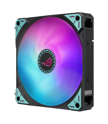 ASUS ROG RYUO IV 360 ARGB Hatsune Miku Edition Procesador Sistema de refrigeración líquida todo en uno 12 cm Negro, Turquesa