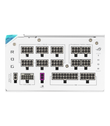 ASUS ROG -THOR-1200P3-WHITE-GAMING unidad de fuente de alimentación 1200 W 20+4 pin ATX ATX Blanco