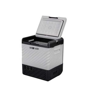 Muvip Nevera Portatil Tipo Trolley con Compresor 21 Litros - Compresor Silencioso - Ruedas y Asa de Transporte - Color Gris