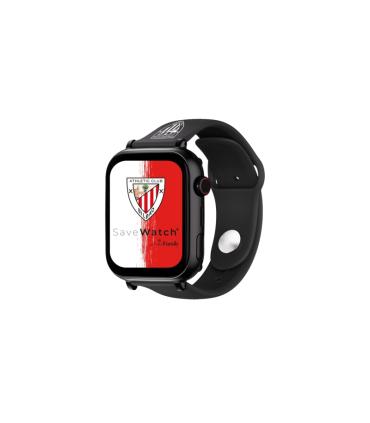 Savefamily Reloj Inteligente Infantil Savewatch Plus Edicion Athletic Club con GPS y Llamada - Correa Silicona Negra