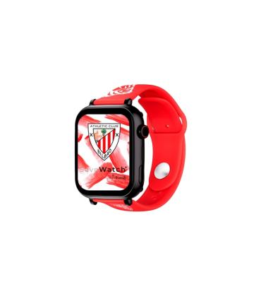 Savefamily Reloj Inteligente Infantil Savewatch Plus Edicion Athletic Club con GPS y Llamada - Correa Silicona Roja