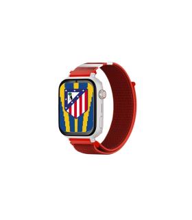 Savefamily Reloj Inteligente Infantil Savewatch Plus Edicion Atletico de Madrid con GPS y Llamada - Correa Tela Roja