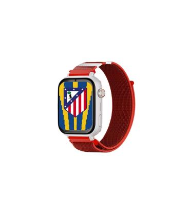 Savefamily Reloj Inteligente Infantil Savewatch Plus Edicion Atletico de Madrid con GPS y Llamada - Correa Tela Roja