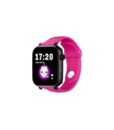 Savefamily Reloj Inteligente Infantil SaveWatch Plus con GPS y Llamada - IP67 - Boton SOS - Carcasa Negra - Correa Silicona Loll
