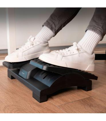 TOOQ (TQFR0605-B) REPOSAPIES AJUSTABLE EN ALTURA E INCLINACIÓN, NEGRO