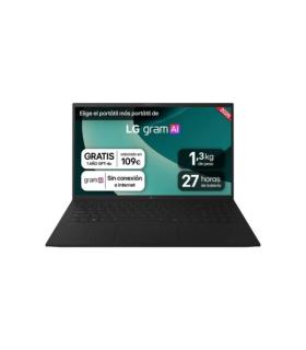 LG Gram 15Z80T-G.AS55B Portatil 15.6" AMD Ryzen AI 5-340 - 16GB - 512GB SSD - Windows 11 Home - Color Negro - Teclado QWERTY (ES