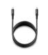 NGS Cable 2.0 USB-C Macho a USB-C Macho - Carga Ultrarapida hasta 240W - Longitud 2m - Color Negro