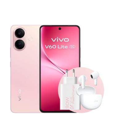 Vivo V60 Lite 5G Smartphone Pantalla 6.77" - 120Hz - 8GB - 256GB - Camara 50Mp - Bateria 6500mAh - Admite Carga de 90W - Color..