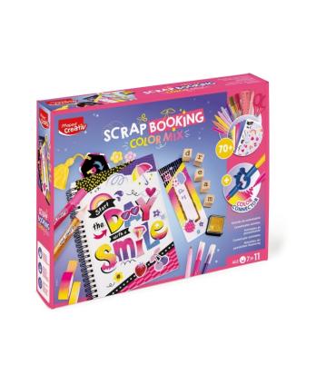 Maped Scrapbooking Color Mix - Contiene mas de 70 Accesorios - Para Niños a partir de 7 Años